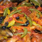 Baked Seafood in Marinara Sauce