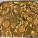 Braised Egg Tofu with Mushrooms & Mixed Vegetables