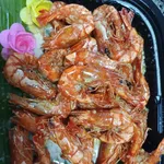 Creamy butter prawn with sweet corn