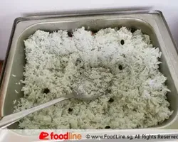 Butterfly Blue Pea Rice | Customer Photo | Island Catering Services Pte Ltd