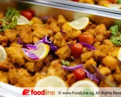 Crispy Honey Chicken with Lemon Sauce | Customer Photo | Delizio Catering Pte Ltd
