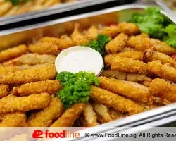 Ebi Prawn with Ebiko Mayo Dip | Customer Photo | Delizio Catering Pte Ltd