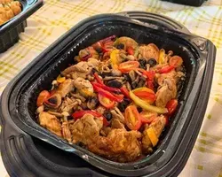 Rosemary Infused Chicken Thigh with Truffle Mushroom Sauce | Customer Photo | Stamford Catering