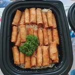 Vegetarian Spring Roll with Sweet Sauce