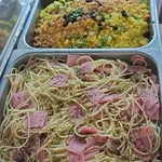 Spaghetti w Ham & Cream Sauce
