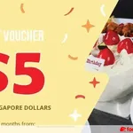 $5 Gift Voucher (Colours: Yellow) (Format: E-Voucher)