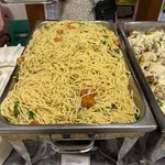 Spaghetti Aglio Olio with Mushrooms (Vegetarian- no egg/ meat, fine with garlic)