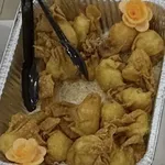 Seafood Wanton with Mayo (炸海鲜云吞和美乃滋酱)