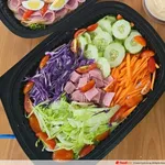 Festive Chicken Ham Winter Salad