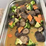Blanched Broccoli with Mushroom