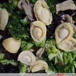 Blooming Prosperity Broccoli with Mushroom (All Vegetables Serve with Mini Abalone)