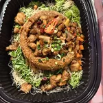Gong Bao Fortune Chicken in Yam Basket 宫保富贵鸡配金芋篮