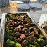 Blanched Broccoli with Mushroom