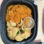 On & On Diners Duo Flavored Shrimp<br>buttery cereal prawns & hk typhoon shelter prawns served with chilli crab dip