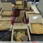 Asian Family Set (6 Pax) (Staple: Seafood Bee Hoon Goreng) (Staple: Sambal Fried Rice) (Meat: Beef Rendang) (Fish: Assam Curry Fish with Vegetables) (Side: Tiffany Tahu Goreng with Egg, Homemade Sauce) (Dessert: Mango Pudding)
