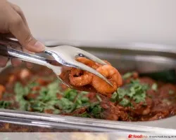 Singapore Sautéed Prawn with Chili Crab Sauce | Customer Photo | Delizio Catering Pte Ltd