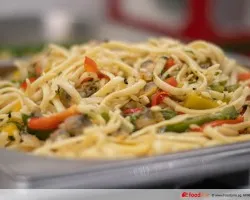 Sautéed Linguini with Clam | Customer Photo | Delizio Catering Pte Ltd