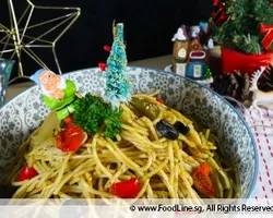 Spaghetti Aglio Olio | Customer Photo | International Catering Pte Ltd