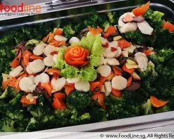 Broccoli with Scallop (西兰花炒带子) | Customer Photo | Lao Huo Tang Catering