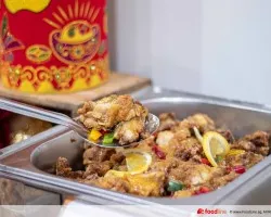 Crispy Boneless Chicken Thigh with Tangerine and Lemon | Customer Photo | Shiok Kitchen Catering Pte. Ltd.