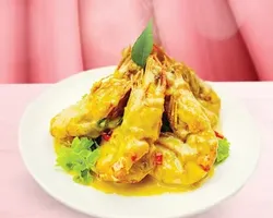 Creamy Salted Egg Tiger Prawns 咸蛋奶油鲜虾 | Customer Photo | A-One Signature