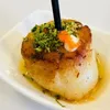 Butter Seared Scallop With Granny Smith Salsa & Smoked Herb Crust | Customer Photo | Amici Events And Catering