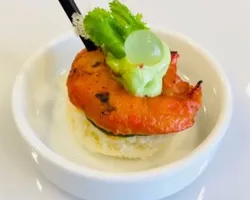 Prawn With Yoghurt & Guacamole Puree | Customer Photo | Amici Events And Catering