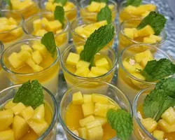 Mango Mousse (V)<br>Silky mango mousse with a vibrant, tropical flavor, offering a smooth andrefreshing treat that dances on your palate. | Customer Photo | BBQ Chef