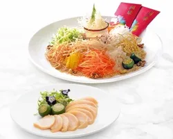 Prosperity Vegetarian ‘Yu Sheng’ with Mock Abalone (serves 8 to 10 persons) | Customer Photo | BellyGood Caterer