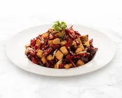 Mala “Meatless” Chunk with Cashew Nuts and Sichuan Peppercorns (serves 8 to 10 persons) | Customer Photo | BellyGood Caterer