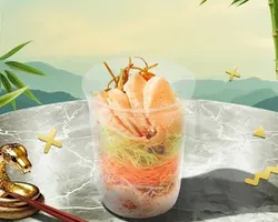 “Shake Shake” Prosperity Sliced Mock Abalone ‘Yu Sheng’ (Individual Portion) | Customer Photo | BellyGood Caterer