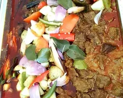 Tender Beef Rendang <br>Mild spicy, traditional Peranakan rendition<br> | Customer Photo | Bliss Group