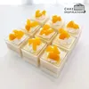 Click to see more photos of Panna Cotta Shooter Glass - Peach ( 9 cups )