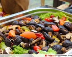 Roasted Portobello Mushrooms and Baby Carrots | Customer Photo | Delizio Catering Pte Ltd