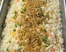 Chef’s Wok-Fried Rice with Silver Fish | Customer Photo | ECreative Catering Pte Ltd