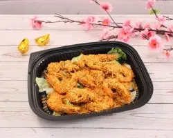 Golden Prawn w Fragrance Oat | Customer Photo | ECreative Catering Pte Ltd