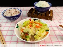 Beijing Cabbage with Carrot | East West Fusion