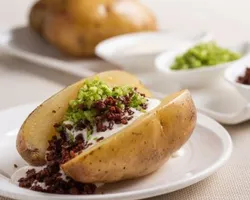 Baked Potato with Toppings | Customer Photo | Eatzi Gourmet Catering