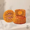 Click to see more photos of Single Yolk Pure Lotus Baked Mooncakes (Box of 4)