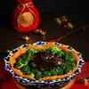 Click to see more photos of Braised Broccoli with Shiitake Mushrooms and Black Moss