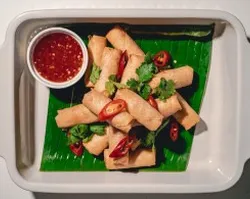 Vegetable Spring Roll<br>cabbage, tofu, wood ear mushroom<br>vegan, contains soy, wheat | Customer Photo | Grain