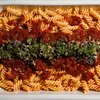 Sofrito Tomato Fusilli <br>tomato mirepoix concasse, caper olive herb oil | Customer Photo | Grain