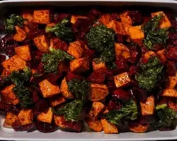 Maple Balsamic Sweet Potato <br>toasted black pepper, cinnamon, kale, maple syrup | Customer Photo | Grain