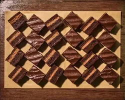 Satilia Chocolate Mousse Cake(V) <br>valrhona chocolate, cacao mousse, dark chocolate sponge | Customer Photo | Grain