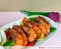 Mixed Capisium Soy Sauce Prawn (彩椒豆豉油皇虾碌) | Customer Photo | Hong Heng Food Supply