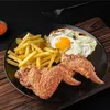 Click to see more photos of Fried Chicken Wings with Fries 炸鸡翅腿薯条
