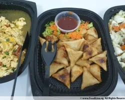 Vegetarian Curry Samosa | Customer Photo | Overjoy Restaurant & Catering Services