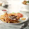 Click to see more photos of Chicken Chop with Black Pepper Sauce