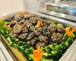 Stir Fried Broccoli with Mushrooms  香菇西兰花 | Customer Photo | Premium Catering Private Ltd