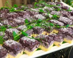 Pulut Hitam Cake (V) with Taro Yam Mousse | Customer Photo | Shiok Kitchen Catering Pte. Ltd.